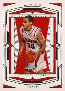 2020 Panini National Treasures Collegiate #1 Stephen Curry