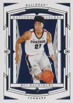 2020 Panini National Treasures Collegiate #5 Rui Hachimura