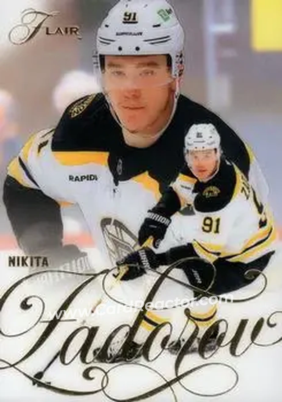 2025-26 Flair #6 - Nikita Zadorov - Boston Bruins - Front