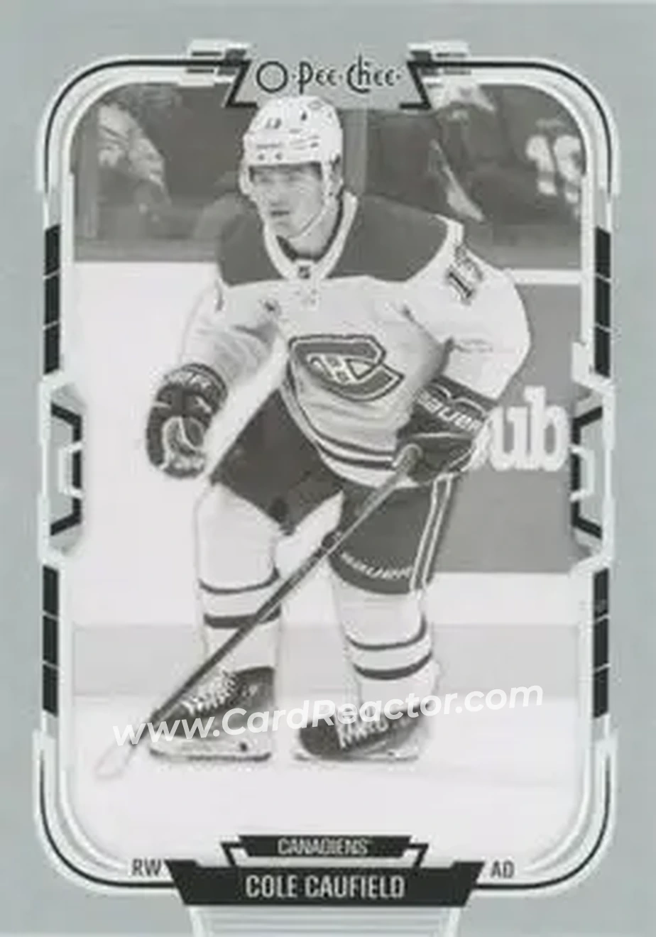 2025-26 O-Pee-Chee #3b - Cole Caufield - Montreal Canadiens - Front
