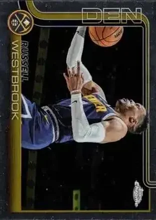2025-26 Topps Chrome #15 - Russell Westbrook - Denver Nuggets 2025-26 Topps Chrome #15 - Russell Westbrook - Denver Nuggets