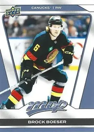 2025-26 Upper Deck MVP #4 - Brock Boeser - Vancouver Canucks