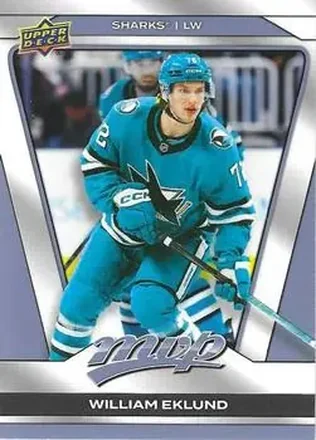 2025-26 Upper Deck MVP #6 - William Eklund - San Jose Sharks