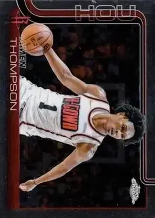 2025-26 Topps Chrome #17 - Amen Thompson - Houston Rockets 2025-26 Topps Chrome #17 - Amen Thompson - Houston Rockets