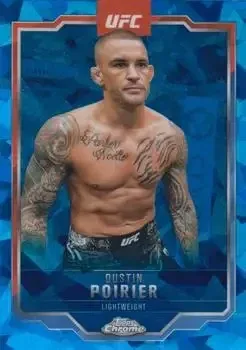 2025 Topps Chrome Sapphire Edition UFC feature card