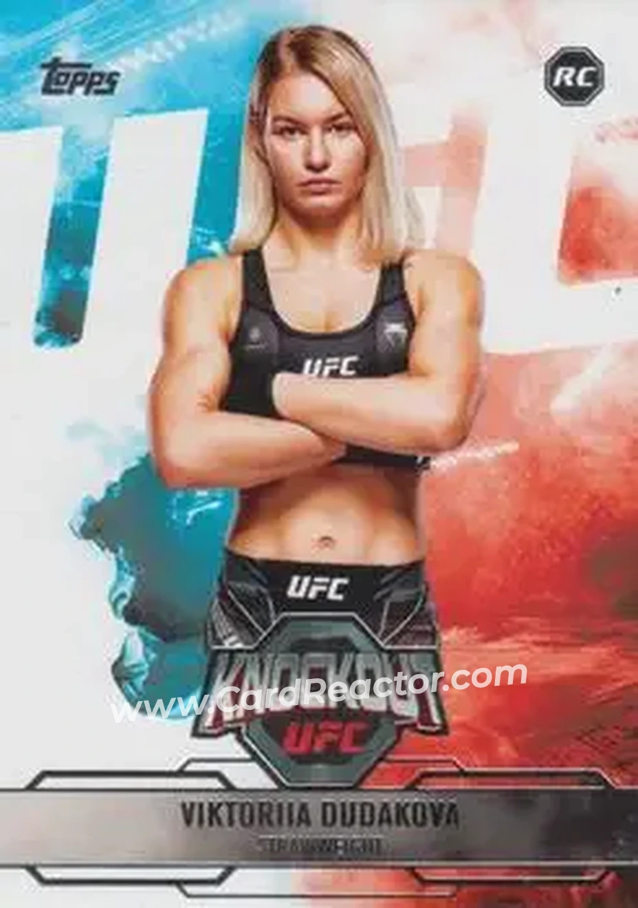 2025 Topps Knockout UFC #5 - Viktoriia Dudakova - Front