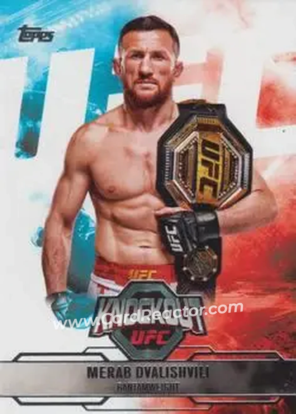 2025 Topps Knockout UFC #7 - Merab Dvalishvili - Front