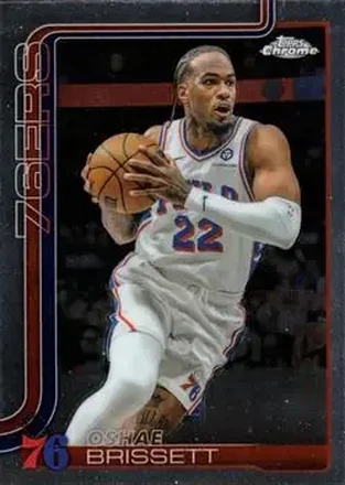 2025-26 Topps Chrome #20 - Oshae Brissett - Philadelphia 76ers 2025-26 Topps Chrome #20 - Oshae Brissett - Philadelphia 76ers