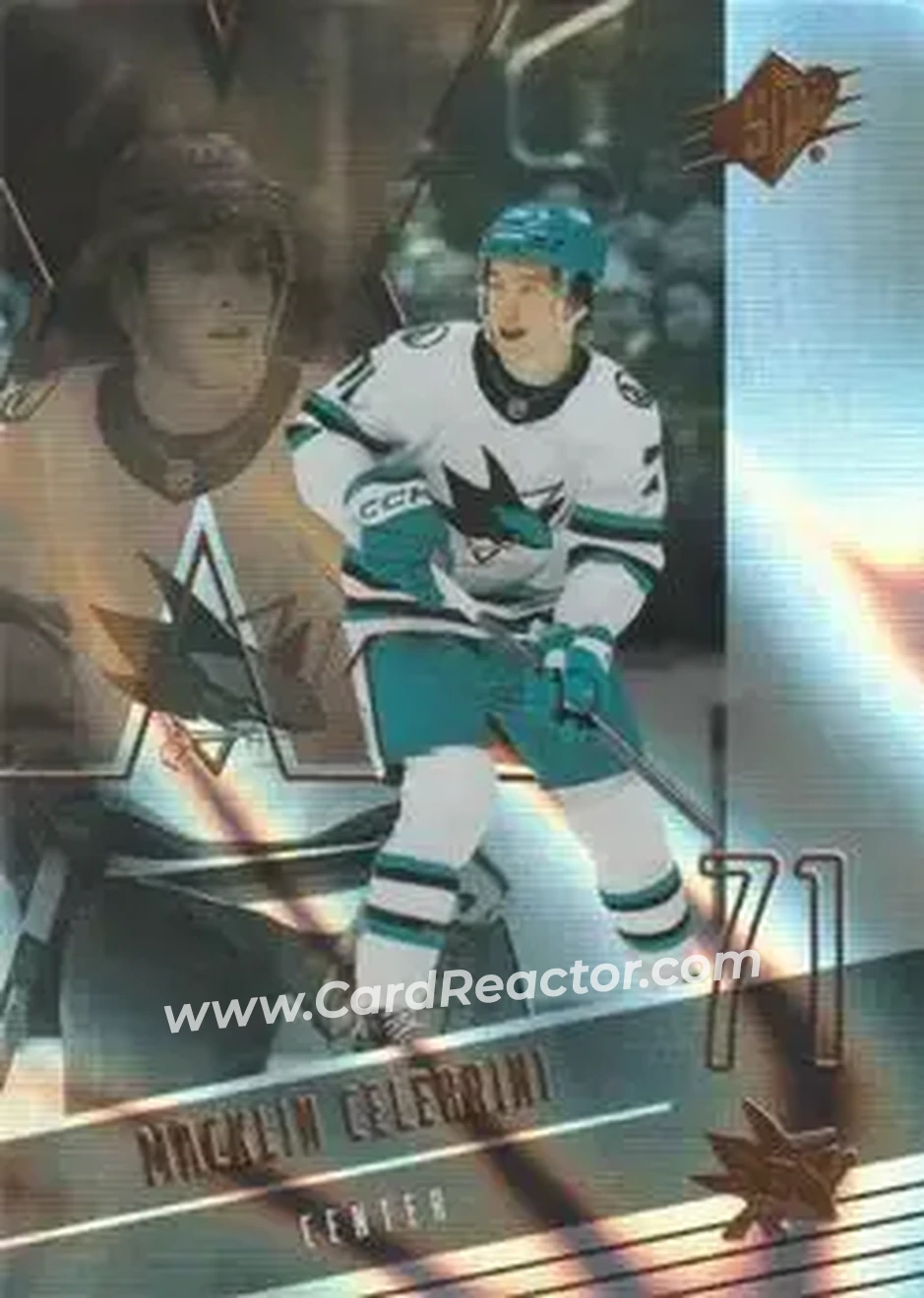 2025-26 SPx #14 - Macklin Celebrini - San Jose Sharks