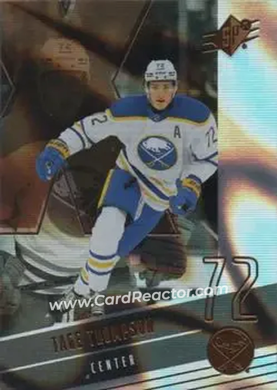 2025-26 SPx #16 - Tage Thompson - Buffalo Sabres - Front