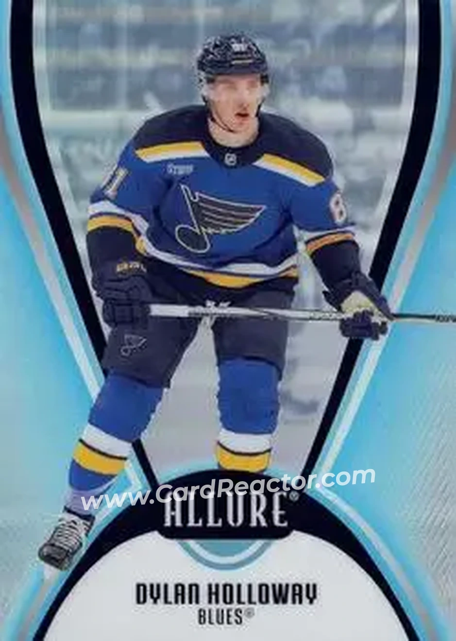 2025-26 Upper Deck Allure #6 - Dylan Holloway - St. Louis Blues - Front