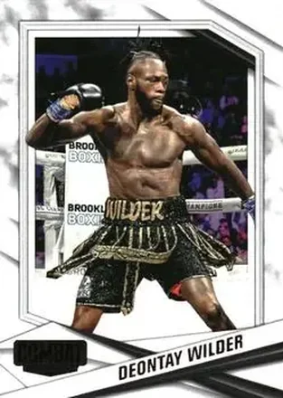 2025 Panini Combat Anthology #8 - Deontay Wilder