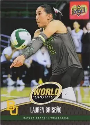2025 Upper Deck World of Sports Volume 1 #3 - Lauren Briseno - Baylor Bears