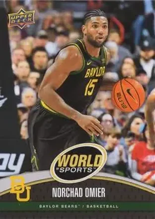 2025 Upper Deck World of Sports Volume 1 #7 - Norchad Omier - Baylor Bears