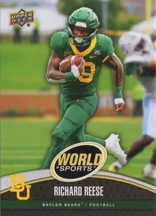 2025 Upper Deck World of Sports Volume 1 #9 - Richard Reese - Baylor Bears