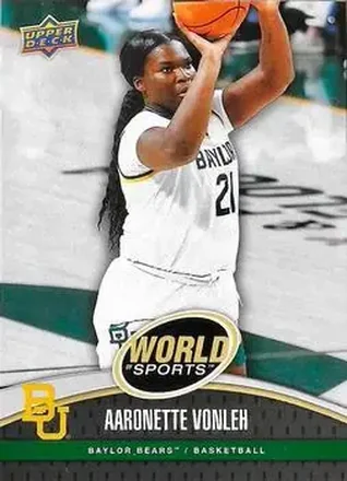 2025 Upper Deck World of Sports Volume 1 #10 - Aaronette Vonleh - Baylor Bears
