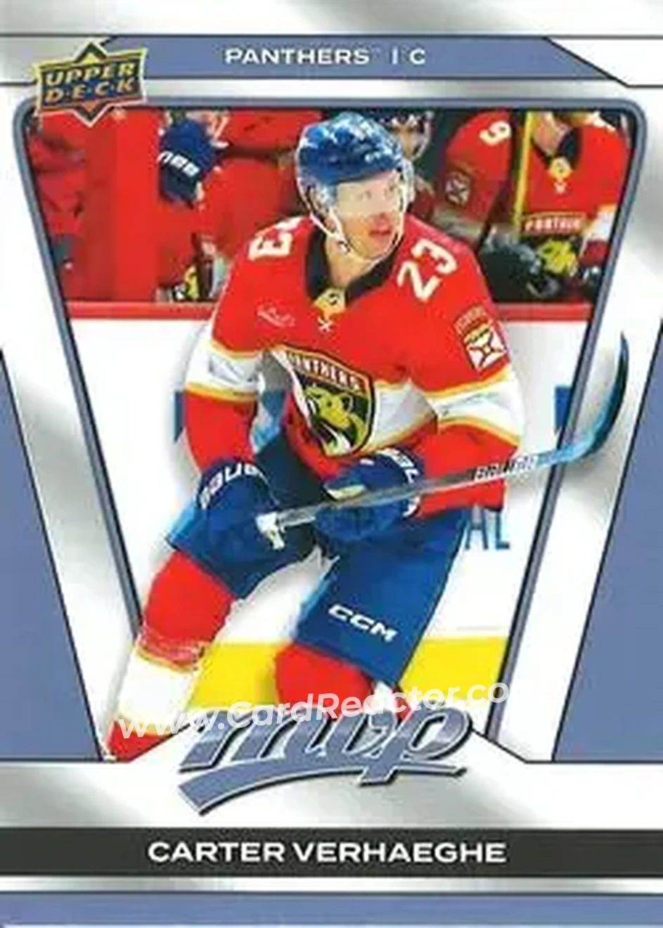 2025-26 Upper Deck MVP #13 - Carter Verhaeghe - Florida Panthers - Front