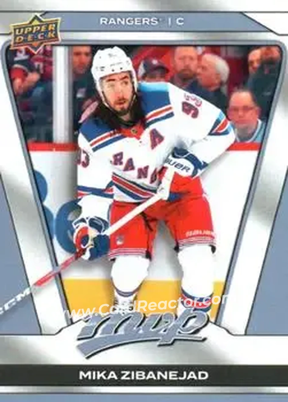 2025-26 Upper Deck MVP #15 - Mika Zibanejad - New York Rangers - Front