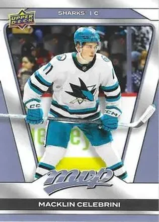 2025-26 Upper Deck MVP #17 - Macklin Celebrini - San Jose Sharks