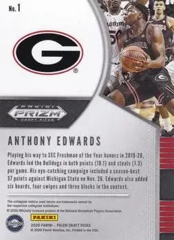 Back of Anthony Edwards