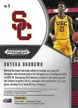 Back of Onyeka Okongwu