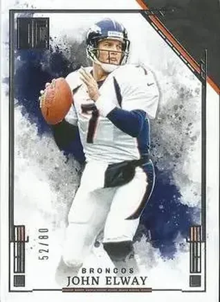 2025 Panini Impeccable #21 - John Elway - Denver Broncos