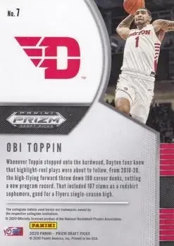 Back of Obi Toppin