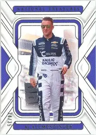 2025 Panini National Treasures #4 - AJ Allmendinger - Kaulig Racing