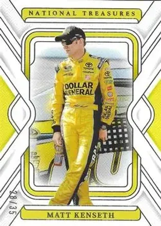 2025 Panini National Treasures #10 - Matt Kenseth - Joe Gibbs Racing