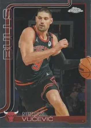 2025-26 Topps Chrome #24 - Nikola Vučević - Chicago Bulls