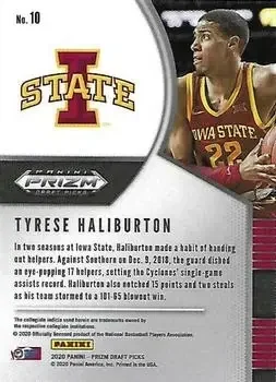 Back of Tyrese Haliburton