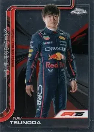 2025 Topps Chrome Formula 1 #2 - Yuki Tsunoda - Oracle Red Bull Racing