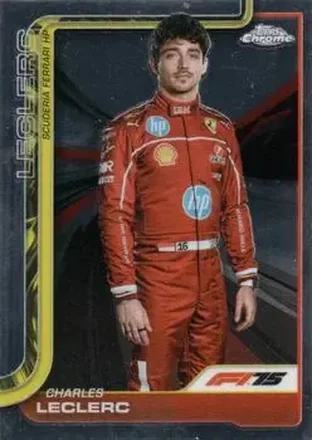 2025 Topps Chrome Formula 1 #3 - Charles Leclerc - Scuderia Ferrari HP