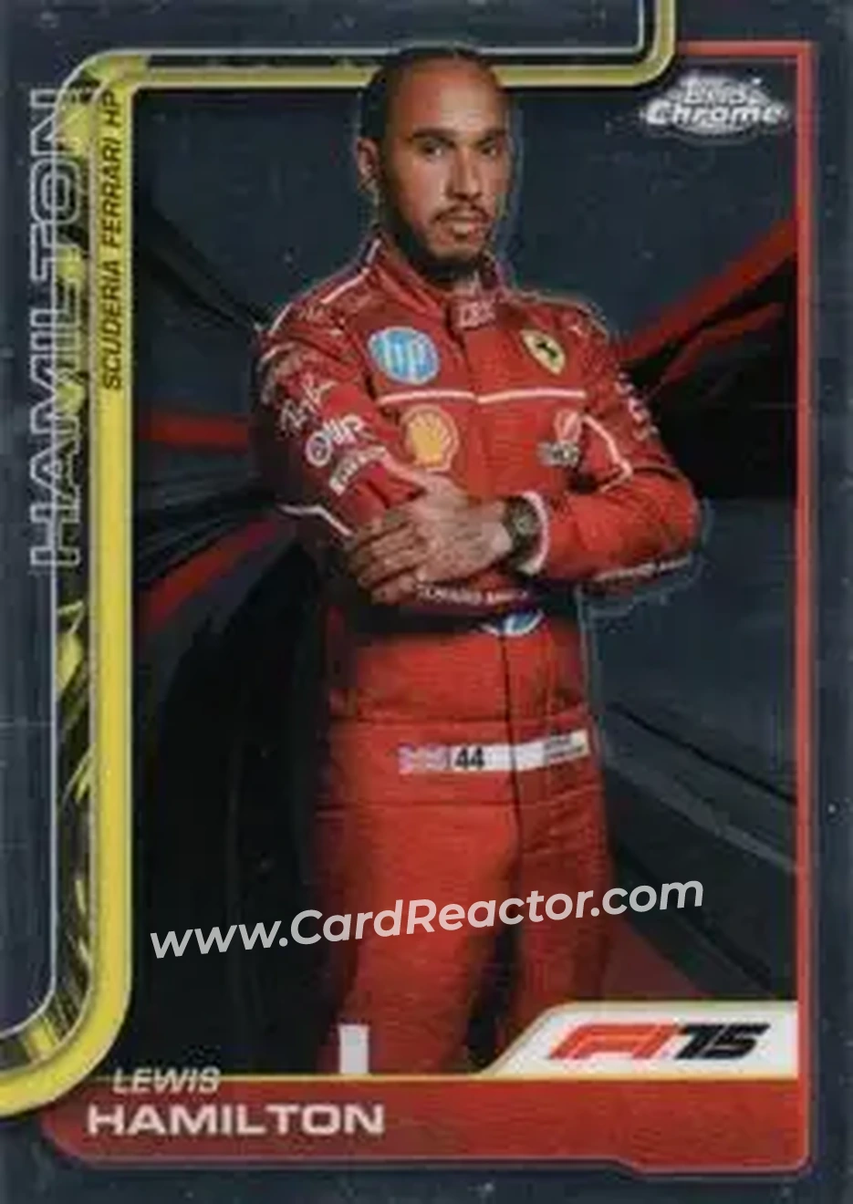 2025 Topps Chrome Formula 1 #4 - Lewis Hamilton - Scuderia Ferrari HP