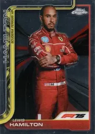 2025 Topps Chrome Formula 1 #4 - Lewis Hamilton - Scuderia Ferrari HP