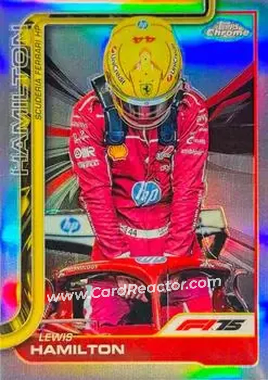 2025 Topps Chrome Formula 1 #4b - Lewis Hamilton - Scuderia Ferrari HP