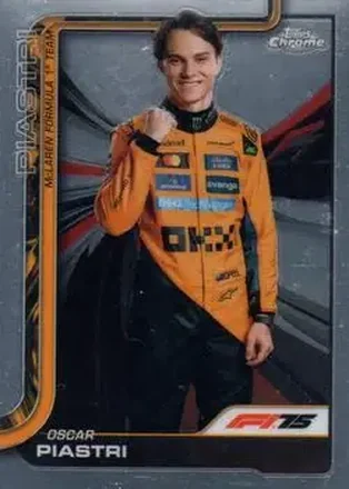 2025 Topps Chrome Formula 1 #6 - Oscar Piastri - McLaren F1