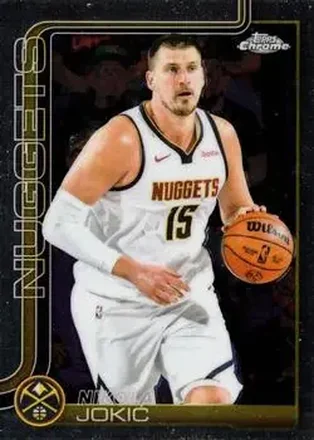 2025-26 Topps Chrome #25 - Nikola Jokić - Denver Nuggets 2025-26 Topps Chrome #25 - Nikola Jokić - Denver Nuggets