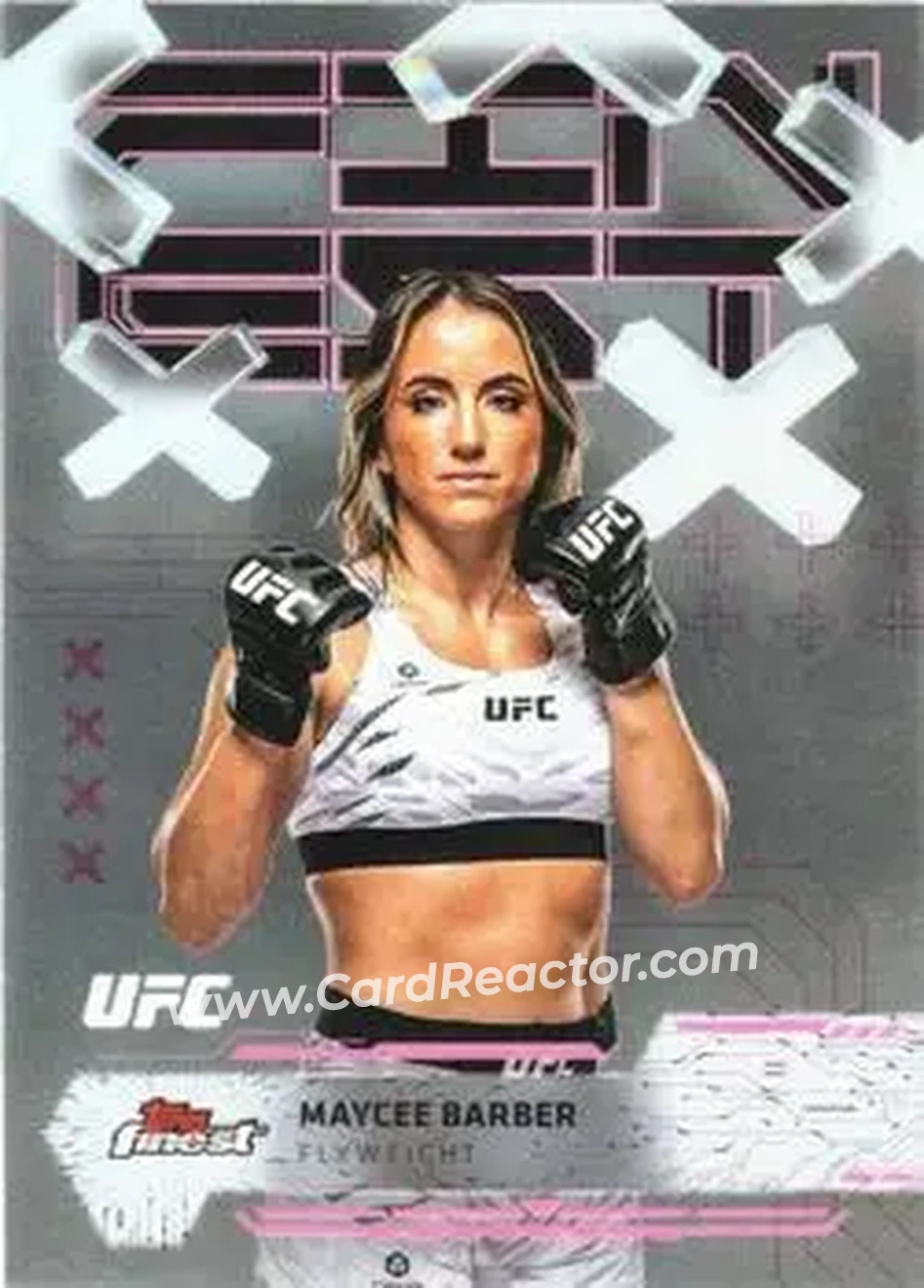 2025 Topps Finest UFC #12 - Maycee Barber - Front