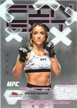 2025 Topps Finest UFC feature card