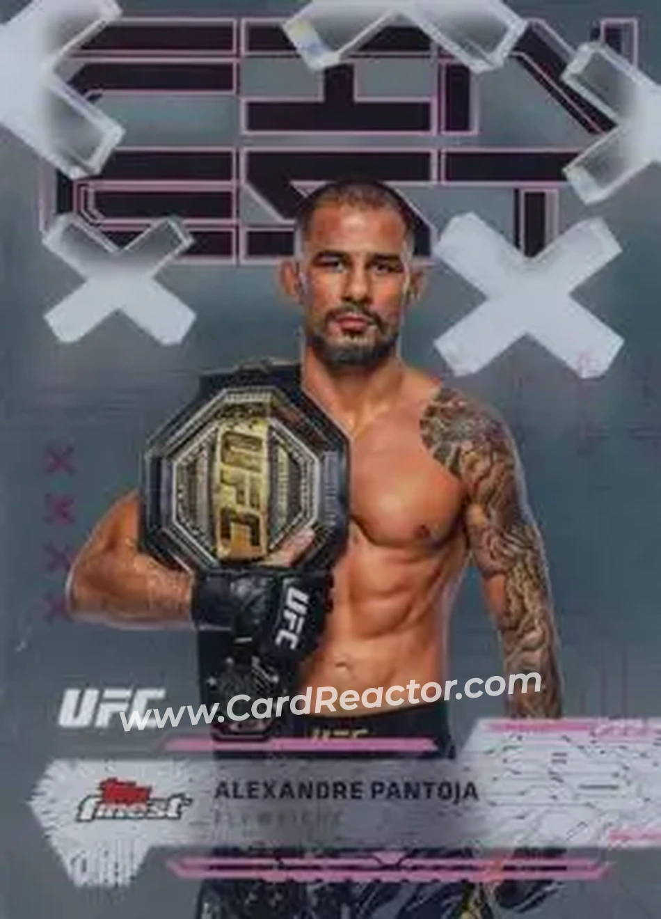 2025 Topps Finest UFC #18 - Alexandre Pantoja - Front