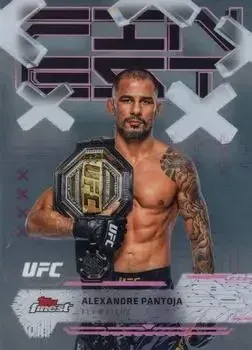 2025 Topps Finest UFC feature card