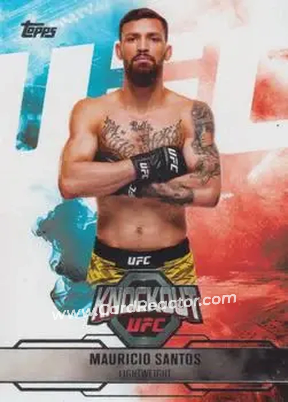 2025 Topps Knockout UFC #18 - Mauricio Ruffy - Front