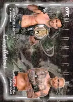 2025 Topps Midnight UFC feature card