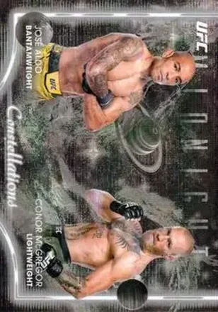 2025 Topps Midnight UFC #CS-8 Constellations Moonbeam Conor McGregor - José Aldo