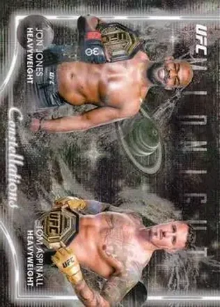 2025 Topps Midnight UFC #CS-9 Constellations Moonbeam Jon Jones - Tom Aspinall