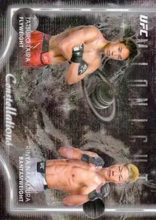 2025 Topps Midnight UFC #CS-10 Constellations Moonbeam Rinya Nakamura - Tatsuro Taira