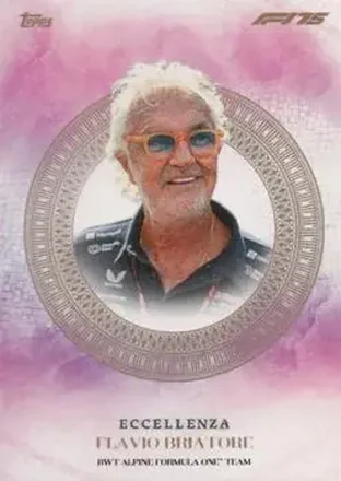 2025 Topps Eccellenza Formula 1 #NNO - Flavio Briatore - BWT Alpine F1 Team