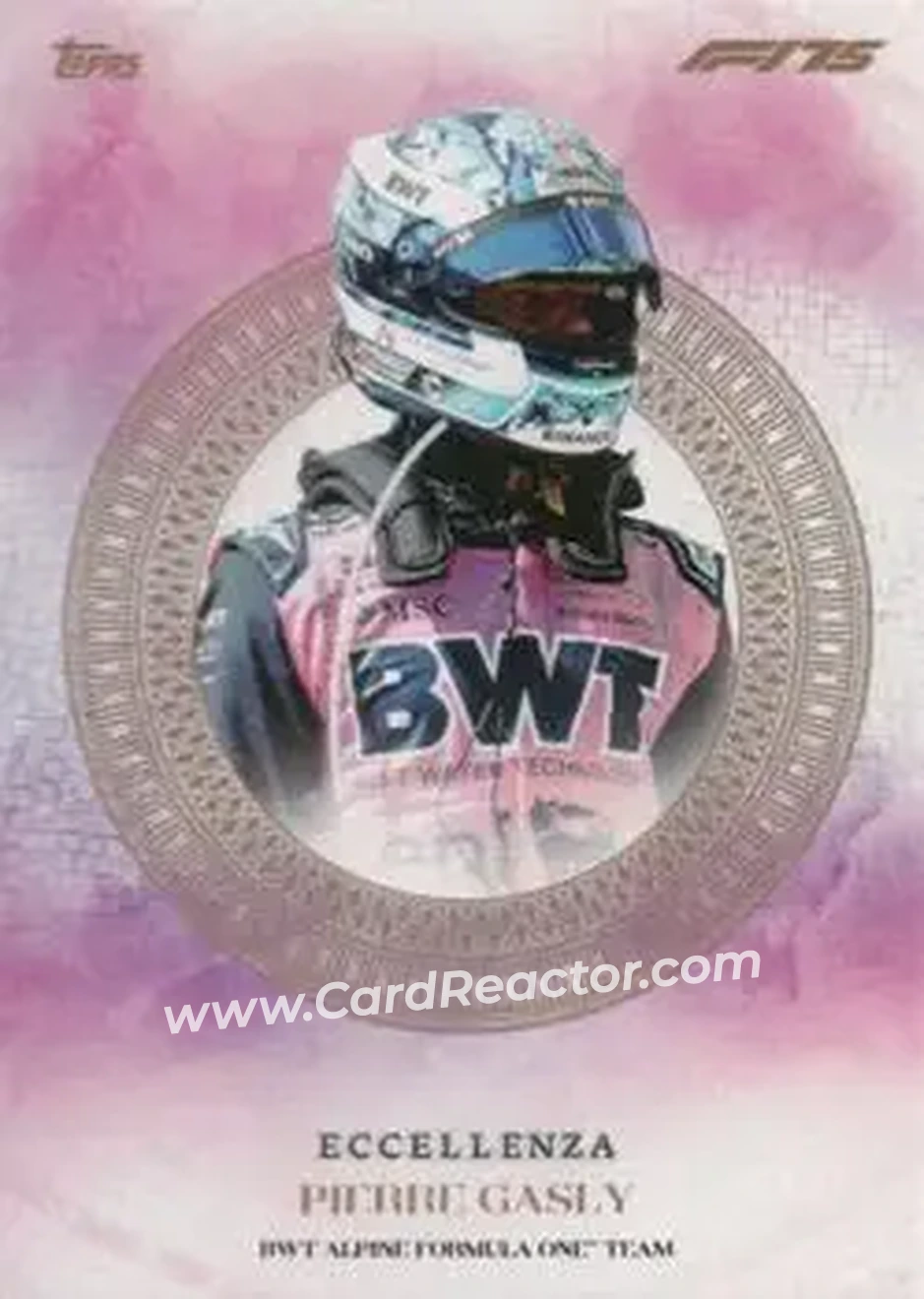 2025 Topps Eccellenza Formula 1 #NNO - Pierre Gasly - BWT Alpine F1 Team