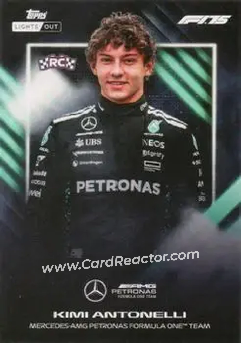 2025 Topps Lights Out Formula 1 #NNO - Kimi Antonelli - Mercedes-AMG Petronas Formula One Team